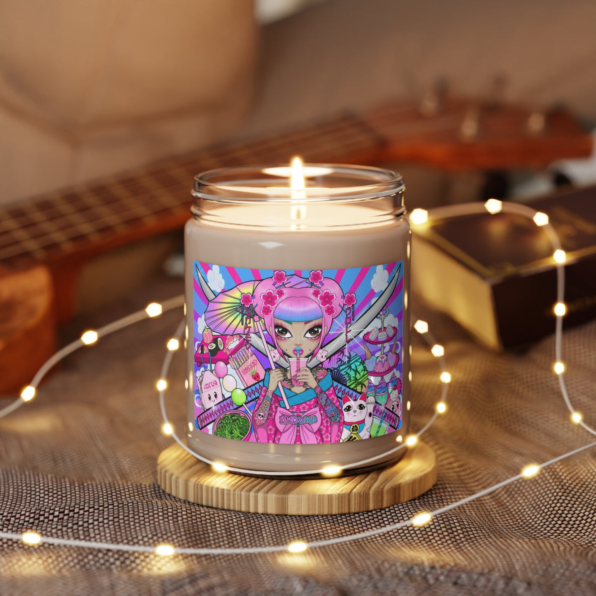 ASIAN DOLLFACE Scented Soy Candle, 9oz – inkeddollcosmetics