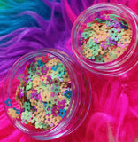 Rainbow Cherry Blossoms *UV* Festival Glitter Confetti