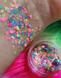 DIPPIN' DOTS *UV* Festival GlamDoll Glitter Confetti