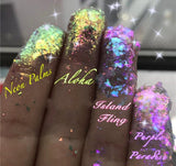 TROPICAL MERMAID IRIDESCENT GLITTER Flakes