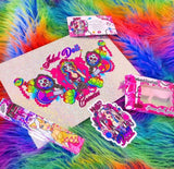 NEON LIGHTS (24PC) *BLACKLIGHT!* Pigment/Glitter Pallete! - inkeddollcosmetics