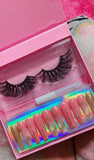 CUPCAKE CURRENCY 6D Xtra Thick n' Bold  DreamDoll-Luxe Lash & Nail Set