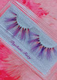 *PSYCHOTIC FAIRY* (Pastel Pink/Purple) DreamDoll COLOR Lashes !