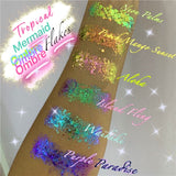 TROPICAL MERMAID IRIDESCENT GLITTER Flakes