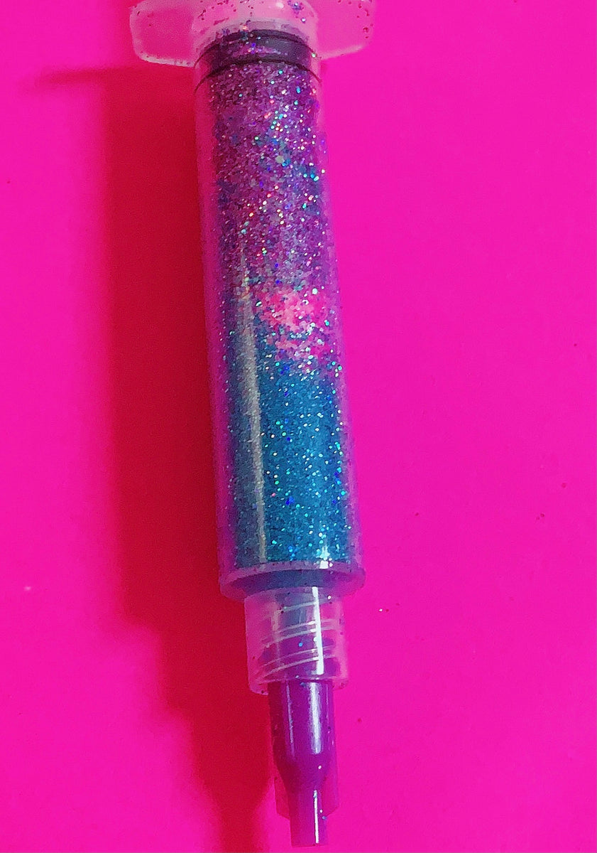 TEENAGE WASTELAND GlamDoll Glitter Syringe – inkeddollcosmetics