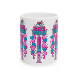 KAWAII Syringe DRIP Ceramic Mug, (11oz)