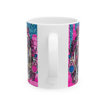 "INKED DOLL" Ceramic Mug, (11 oz)