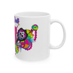 UNICORN SUGAR SKULL Ceramic Mug, (11oz, 15oz)