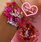 CUPID’S LOVE “Pink” MERMAID JELLY (FACE/BODY/HAIR) GLITTER GEL