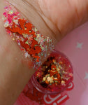 CUPID’S LOVE “Red” MERMAID JELLY (FACE/BODY/HAIR) GLITTER GEL