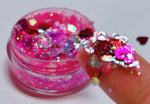 CUPID’S LOVE “Pink” MERMAID JELLY (FACE/BODY/HAIR) GLITTER GEL