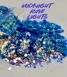MIDNIGHT RAVE LIGHTS Chunky Festival Glamdoll Glitter - inkeddollcosmetics