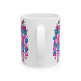 KAWAII Syringe DRIP Ceramic Mug, (11oz)