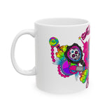 UNICORN SUGAR SKULL Ceramic Mug, (11oz, 15oz)