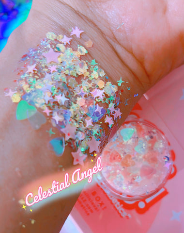 CELESTIAL ANGEL MERMAID JELLY (FACE/BODY/HAIR) GLITTER GEL