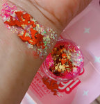 CUPID’S LOVE “Red” MERMAID JELLY (FACE/BODY/HAIR) GLITTER GEL