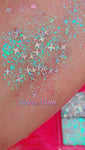 ASTRANOVA Mermaid Jelly "Pressed Glitter Gel" DUO - inkeddollcosmetics