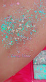 ASTRANOVA Mermaid Jelly "Pressed Glitter Gel" DUO - inkeddollcosmetics
