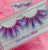 *BLUEBERRY TWIST* (Blue/Fuschia/Purple) DreamDoll Color Lashes!