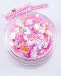 BUBBLEGUM RUSH Chunky Glamdoll Glitter Mix - inkeddollcosmetics