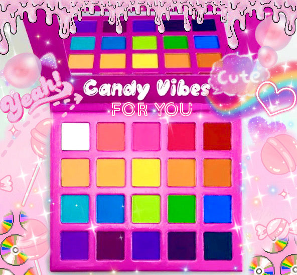 CANDY VIBEZ (20PC) *CANDY COLORED* PIGMENT PALLETE!