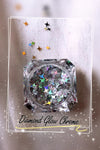 DIAMOND GLOW - CHOOSE (White, Chrome or Pink!) (Face/Body/Hair) Glitter Gel - inkeddollcosmetics