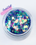 FRACTAL DOLL Chunky Festival Glamdoll Glitter - inkeddollcosmetics