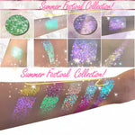 SUN KISSED *LMT EDT* Summer Festival Pressed Glitter - inkeddollcosmetics