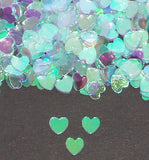 IRIDESCENT LOVE Festival HEARTS Glitter CONFETTI - inkeddollcosmetics