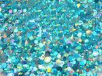 ISLAND BREEZE Chunky Glamdoll Glitter - inkeddollcosmetics