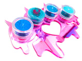 MERMAID GOALS Pigment/Glitter Knuckleduster Palette - inkeddollcosmetics