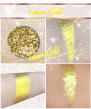 LEMON GOLD *LMT EDT* Summer Festival Pressed Glitter - inkeddollcosmetics