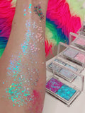 MYTHICAL LOVE Mermaid Jelly "Pressed Glitter Gel" DUO - inkeddollcosmetics