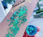 MERMAID SCALES Mermaid Jelly (Face/Body/Gel) Glitter Gel - inkeddollcosmetics