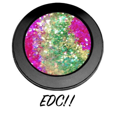 *EDC (Electric Daisy Festival)* Metallic/Iridescent Duo Pressed Glitter! - inkeddollcosmetics
