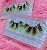 *Queen BEE-OTCH* (Black & Yellow) DreamDoll COLOR Lashes!