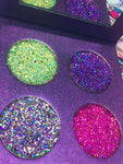 QUEEN'S PALACE METALLIC Pressed Glitter Quad - inkeddollcosmetics