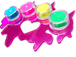 RAINBOW PIXIE Glitter Knuckleduster Palette - inkeddollcosmetics