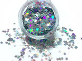 METALLIC STARS Festival Glitter CONFETTI - inkeddollcosmetics