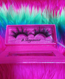 #SLAYANNA 5D DreamDoll-LUXE Lash *PINK GLITTER* Glam MAGNET Case - inkeddollcosmetics
