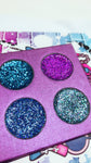 URSULA'S NITEMARE METALLIC Pressed Glitter Quad - inkeddollcosmetics