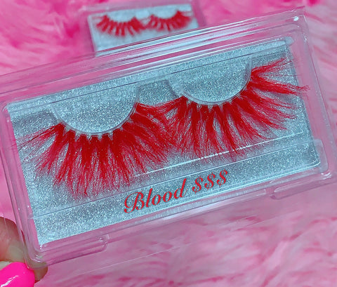 *BLOOD $$$*(Red) DreamDoll COLOR Lashes!